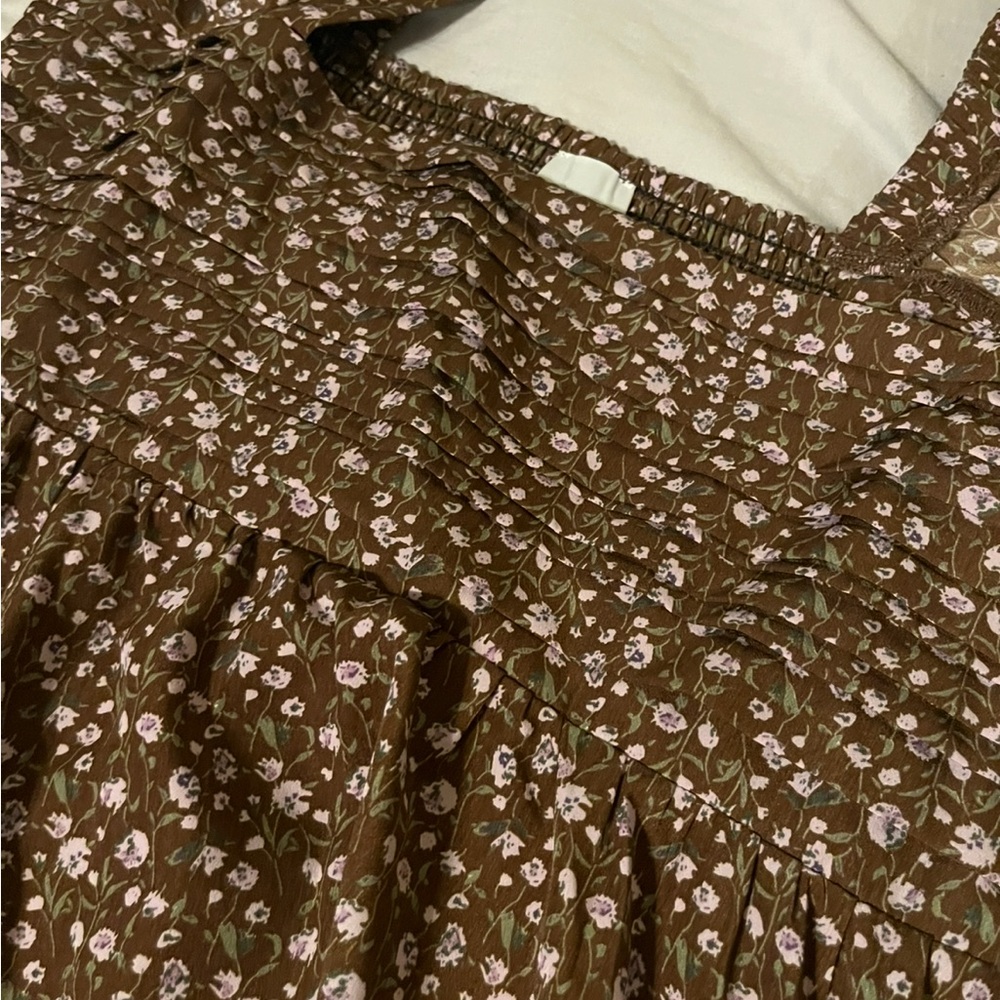 Pinkblush Chocolate Floral Maxi Dress - Picture 4 of 5
